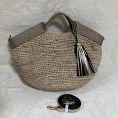 極美品 VIOLAd'ORO ヴィオラドーロ かごバッグ ショルダーバッグ