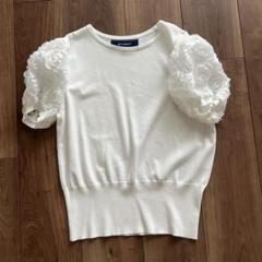 M'S GRACY 半袖ニット ブルー38 花柄レース 楽天市場】エムズグレイシー 半袖ニットの通販