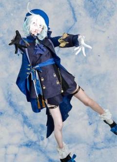 [コシャンズ] 原神 フリーナ コスプレ衣装 Amazon.co.jp: [コシャンズ] 原神 フリーナ 黒フリーナ コスプレ