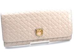 未使用 FURLA フルラ 長財布 レザー 革 ホワイト 白 ジップ レディース
