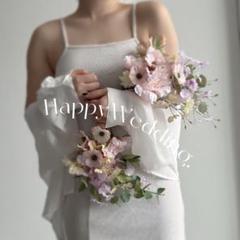 ふわふわ バレリーナブーケ ♡ アーティフィシャルフラワー ウェディング ブーケ