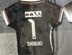 ロアッソ熊本 ファーストユニフォーム型缶バッジ 1 佐藤史騎