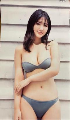 小倉優子 等身大 水着 ポスター アイドル 当時物 約182cm×50cm