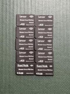 メモリースティックデュオ　4GB Lexar SanDisk PSP