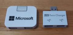 【Microsoft・TS-1328】と【ダイソー】USBハブ