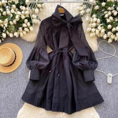 ワンピース　ドレス　半袖　レース　レディース　ロング　パーティー　花柄