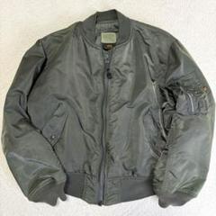希少XL 90s アルファ MA-1 GROUND CREW セージグリーン