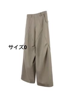 FRKM SCD ワイドパンツ　common divisor似 FRKM SCD 変形スラックス タックドレープワイドパンツ - メルカリ