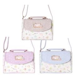 【美品】すみっコぐらし合皮総柄ミニショルダー
