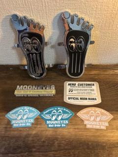 ムーンアイズベアフットガスペダル2枚 ムーンアイズメタル