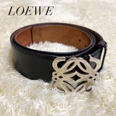 極美品・80㎝】ロエベ LOEWE メンズ ベルト レザー 本革 アナグラム ...