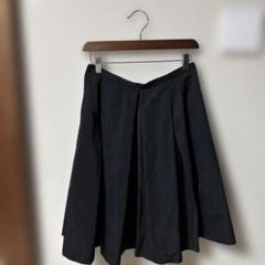 ROPE 黒 フレアスカート ひざ丈