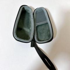 収納ケース ダブルポケット ポリエステル製 ハンディレコーダーケースのみ　黒