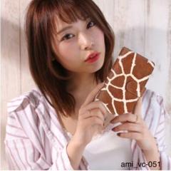 スマホケース 手帳型 iPhone Xperia GALAXY キリン柄 可愛い
