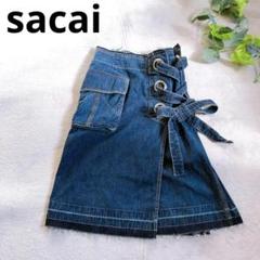2025年最新】sacai スカート デニムの人気アイテム - メルカリ