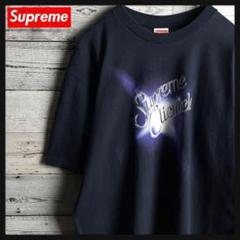 【希少デザイン】シュプリーム☆ センタービッグプリントロゴ入り 半袖Tシャツ