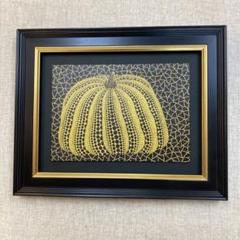 草間彌生、絵画、油彩SM号、南瓜、1988、新品額縁、肉筆 草間彌生(Yayoi Kusama)「南瓜」ART GALLERY M