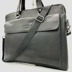 【極美品】MONTBLANC モンブラン　ダブルガゼットブリーフケース　ブラウン 極美品】MONTBLANC モンブランダブルガゼットブリーフケースブラウン