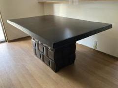 たのメル便】アシュレイ 伸縮ダイニングテーブル ウォルナット