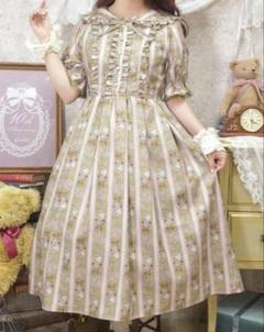 axes femme ＲｏｓｙＢｅａｒ柄ワンピース グリーン Mサイズ 新品 TS351X123_L.jpg
