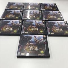 NO.1398 任天堂３DS　モンスターハンター４ 同ソフト１０本まとめ売り