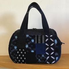 ぽってりボストンL ポンピア ネイビー ミナペルホネン 13800円 ぽってりボストンL ポンピア ネイビー ミナペルホネン
