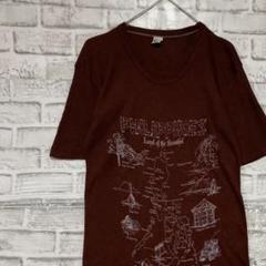 USA製90sヴィンテージTシャツ！シングルステッチ　ブラウン半袖古着S721