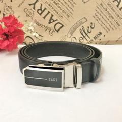 ダックス DAKS メンズ ベルト レザー ブラック スーツ ビジネス FT23