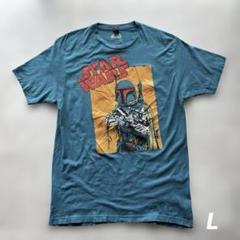 アメリカ古着Tシャツ"STARWARS"スターウォーズ L ブルー BLUE希少