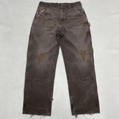 鬼フェード 神サイズ Carhartt カーハート ダブルニー B136 DKB