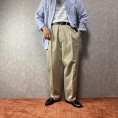 polobyRalphLaurenラルフローレンポロチノコットンスラックス36