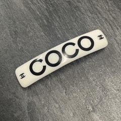 CHANEL COCO バレッタ　ホワイト