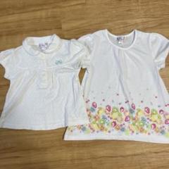 マザウェイズ　トップス２枚セット　半袖ポロシャツ　Tシャツ　110