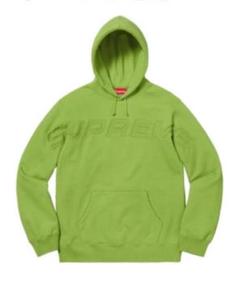 supreme set in logo hooded sweatshirt