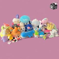 ポケモンぬいぐるみ 21点まとめ売りアローラロコン/ガラルポニータNo.B371 ポケモンぬいぐるみ 20点まとめ売りアローラロコン