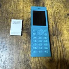 WILLCOM 青色 携帯電話本体