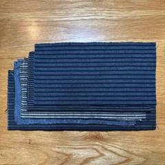 和布のはぎれセット12枚(約10×20㎝、青系)