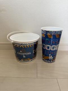 ドジャース ワールドチャンピオン カップ&バケツ