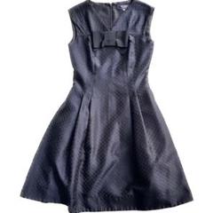 美品✨✨ エムズグレイシー　リボン　ハート柄ドット　ワンピース　総柄