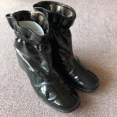 中古 レディース レインブーツ ショートブーツ 23cm 3E