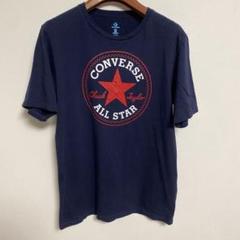 CONVERSE コンバース クルーネック Tシャツ ネイビー M
