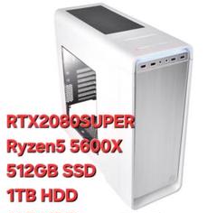 新品ケース RTX2080super Ryzen5 5600X ゲーミングPC