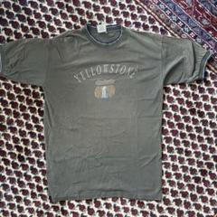90's アメリカ製　Tシャツ　カーキ　グッドレギュラー