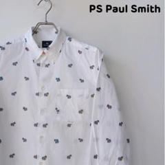 PS Paul Smith　ピーエスポールスミス　刺繍シャツ　ゼブラ　シマウマ