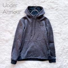 アンダーアーマー ColdGear パーカー MD グレー 防寒 スポーツ