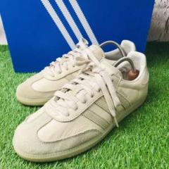 【着用1回】adidas アディダス SAMBA レザー 本革 厚底 25.5