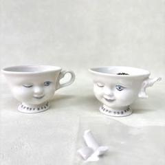 BAILEYS フェイスカップ ヘレンハント 2つセット ペア ベイリーズ 陶器 BAILEYS フェイスカップ ヘレンハント 2つセット ペア