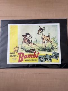 WALT DISNEY'S Bambi ロビーカード　2枚セット