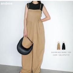 新品未使用タグ付き♡アンドミーベアトップサロペット　オールインワン