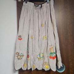 yukiemon　アルバム　スカート　3L　刺繍